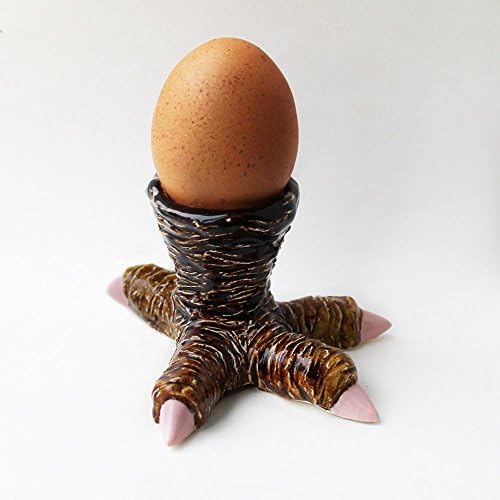 Bird Footed Ceramic Egg Cups, Whimsical Hand built egg holder,egg cups set,kitchen decor,serving breakfast set, shot glass set,candle holder