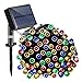 oudilies String Lights, 100 LED Solar Lights, (8 Modes Waterproof IP65) Battery Operated Starry String Lights for Outdoor, Home, Xmas Tree, Garden, Wedding USB Charge Support