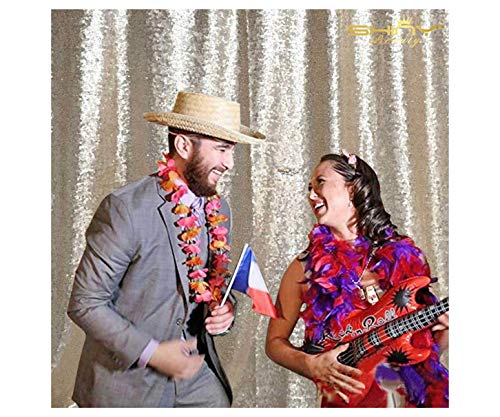 PHOTOBOOTH Background Best Choice 4FTx7FT Champagne Sequin backdrops, Copper Sequin Fabric, Wedding backdrops, Rust Backdrop, Sequin Curtains, Photography Backdrop (Buy it Now)