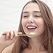 Bamboo Toothbrush Medium Bristles - 8 Pack Wooden Toothbrushes, Eco Friendly, Recyclable, BPA Free, Biodegradable Vegan Friendly, Organic Natural Tooth Brush