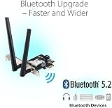 ASUS PCE-AX1800 WiFi 6 PCIe Card Bluetooth 5.2 1800Mbps 2 Antennas WPA3 view 5