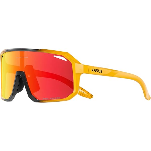 BBB Cycling Sports Glasses With 3 Interchangeable Lenses Lightweight Sunglasses Uv Protection Half Frame For Bike Riding Men Women Glossy Red Impulse Bsg 62 - View #6