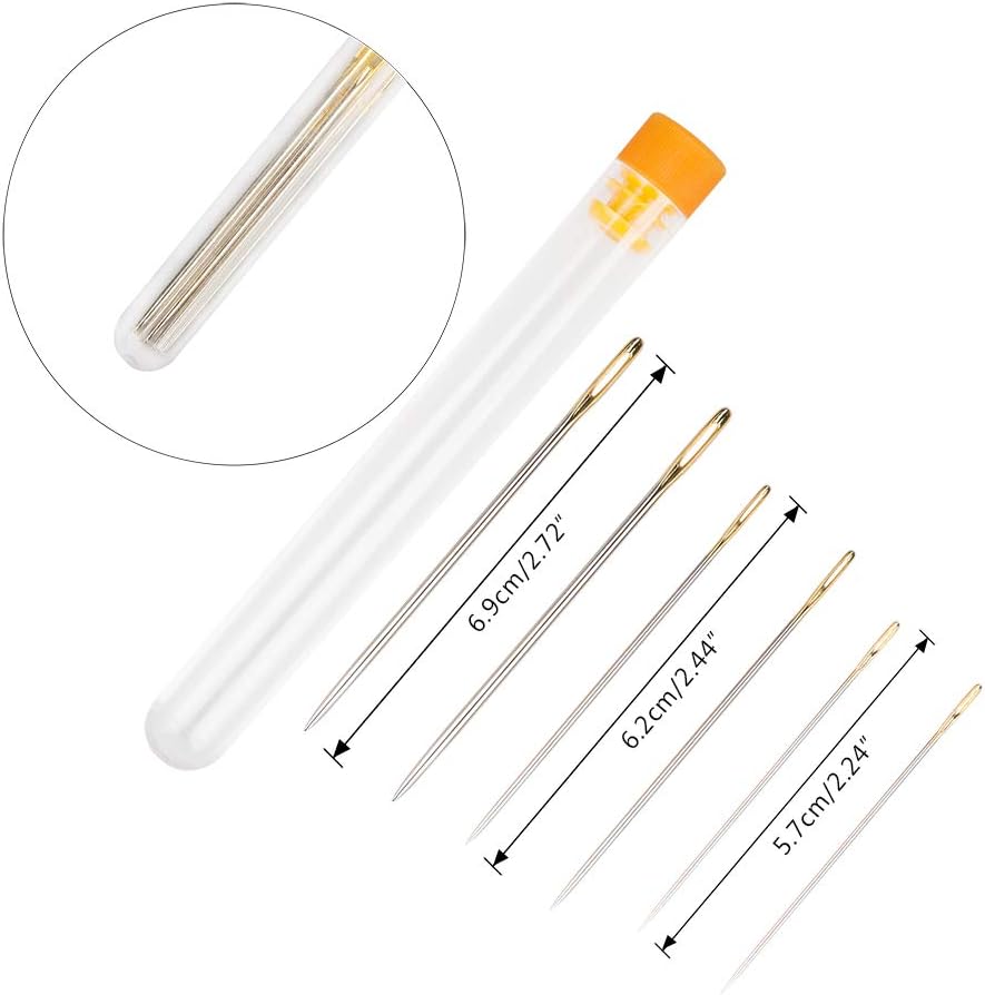 Set of 16 Bookbinding Tools, findTop Bone Folder Creaser Waxed Linen Thread Wood Handle Awl Large-Eye Needles for Handmade DIY Bookbinding Crafts and Sewing Supplies