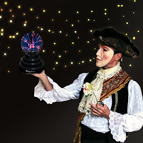Theefun MB101 Magic Plasma Ball [Touch Sensitive] Nebula Sphere Globe Novelty Toy-USB Or Battery Powered