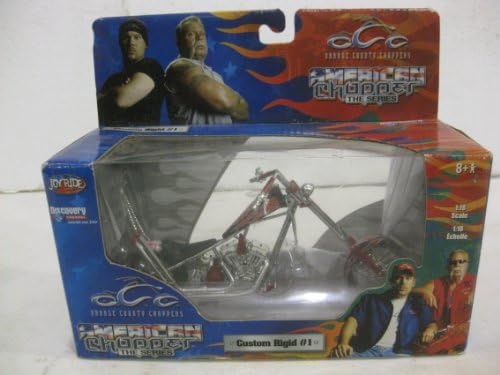 Orange County Choppers American Chopper Custom Rigid #1 In Black Diecast 1:18 Scale By Joyride