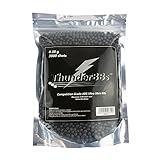 TBB0.38 ThunderBBs Airsoft BBs 0.38G, Competition Grade, Dark Grey