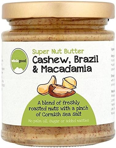 Wholegood Organic Cashew, Brazil & Macadamia Butter 170g
