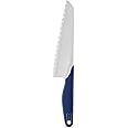 Zyliss Multipurpose Dessert and Salad Knife – Serrated Plastic Blade for Cakes, Pies, Pastries, Lasagna & Lettuce – Non-Scratch, Prevents Browning, Ergonomic Handle, Dishwasher Safe