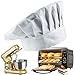 Timfany Chef Hats,Adjustable Size Chef Hat for Adult or Kids Pack of 1 White