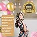 EPIQUEONE 62 Pc Party Supplies Kit - Pink and Gold Party Supplies - Elegant Party Decorations Birthday & Engagement Party Decorations & Unicorn Party Supplies Kit- Includes Balloons, Pom Pom, Lanterns