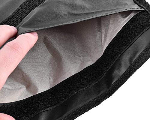 Toptekts D102 Simple PU Leather Protective Anti-Tracking Anti-Spying GPS RFID Signal Blocking Blocker Pouch Bag Sleeve Case Cover for 7-10 inches Tablets - Thumbnail 4