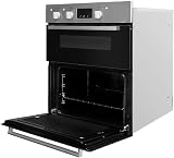 Indesit Aria Double Oven IDD 6340 IX Stainless Steel Built Under view 6
