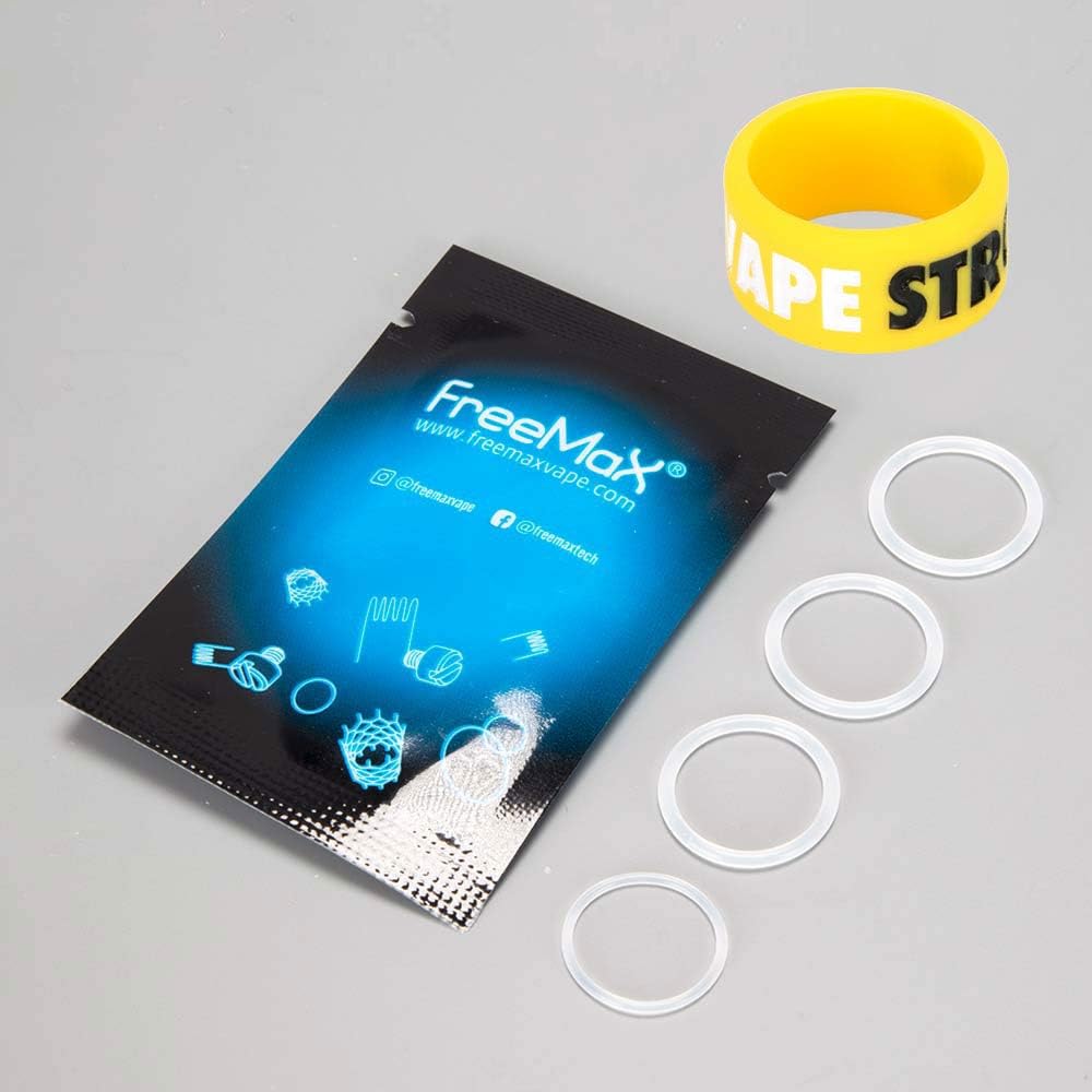 FREEMAX Twister KIT FIRELUKE 2 Tank Replacement O-Ring Seal Sets Orings Seals Gaskets & VAPESTRONG Vape Band Bundle