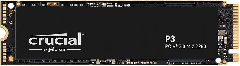 Crucial P3 500GB M.2 NVMe PCIe Gen3 Internal SSD CT500P3SSD8