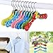 Wooden Hanger for Kids 10Pcs Coat Hangers Random Pattern(Random Color)