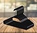 Zoyer Plastic Hangers - 20 Pack, Black - Space Saving Shirt & Suit Hangers