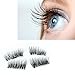 Magnetic Eyelashes, Hometom Reusable False Magnet Eyelashes Ultra-thin 0.2mm Magnetic (B)