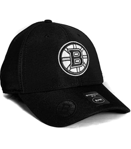 Casquette réglable MVP avec inscription noire des Bruins de