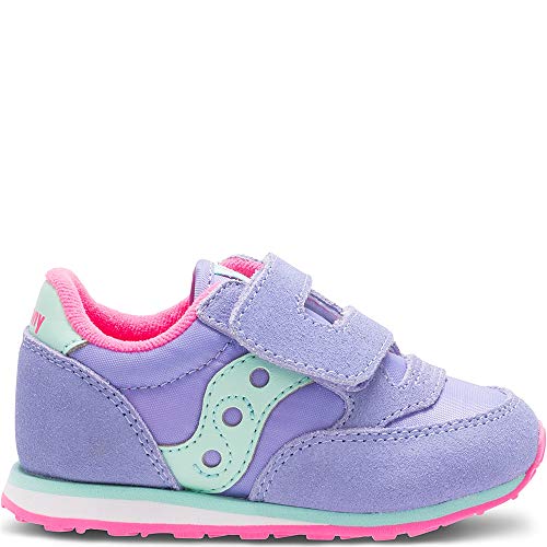 Saucony Jazz Hook & Loop Sneaker (Toddler/Little Kid), Periwinkle, 9.5 M US Toddler