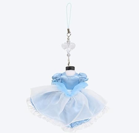 Amazon 携帯クリーナー ストラップ シンデレラ 水色ハート 携帯クリーナー ディズニープリンセス ディズニーリゾート限定 アニメ 萌えグッズ 通販