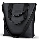Crossbody Bags for Women,Large Cross Body Bag Multifunction Shoulder Bags Work Tote Handbags (8015-black)