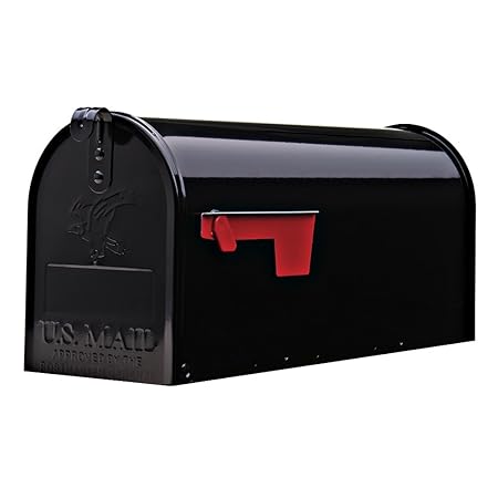 Original U.S. Mailbox - ELITE - Stahl - schwarz - Gr. T1 Art. E1100B00