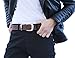 Atitlan Leather Brown Leather Money Belt with Interchangeable Buckle (42)