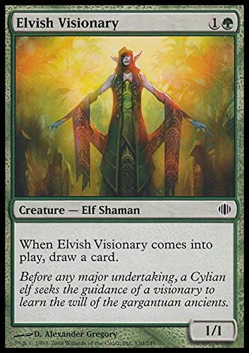 Magic The Gathering - Elvish Visionary - Shards of Alara