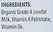 Horizon Organic Milk, 8 Ounce ,18 Count