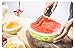 Kizo Stainless Steel Watermelon Slicer/Corer and Serving Tongs with Long Grip Handle and Set of 4 Fruit Forks