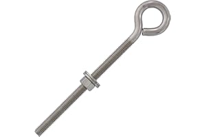 E-RIGGING 3/8" x 6" Stainless Steel Plain Eye Bolt