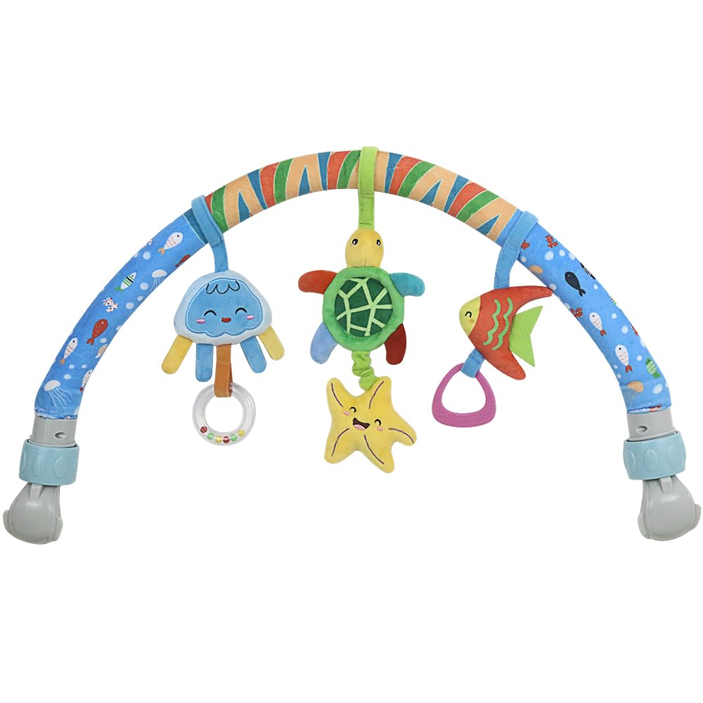 caterbee Baby mobile Bassinet Toys,Activity travel Arch toy bar for Toddlers (Star) — image 1