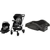 Safety 1st Grow and Go Flex 8-in-1 Travel System, Foundry & onBoard 35 LT Adjustable Infant Car Seat Base