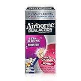 Airborne Dual Action Tropical Fruit Chewable Tablets, 32ct - 1000mg of Vitamin C - Beta Immune Booster and Anti Oxidant