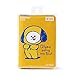 BT21 CHIMMY Character Cute Passport Holder Cover Wallet for Travel, Yellow
