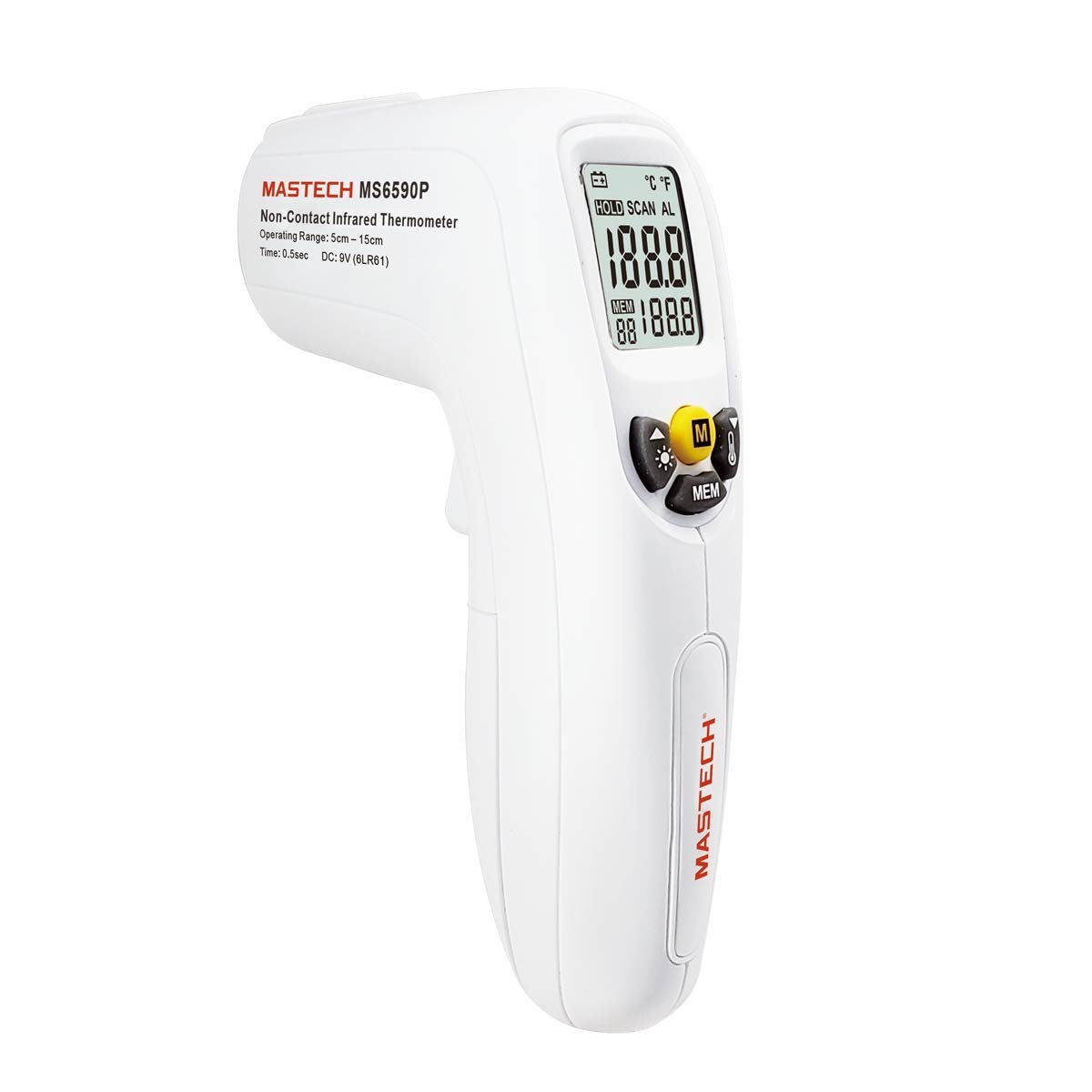 Mastech MS6590P Infrared Digital Thermometer Non-Contact Forehead, Body Termometer 32ºC-42ºC ** Query not Arctic? **