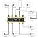 ANTOP ANTENNA 8541719146 8 Way TV Signal Splitter,ANTOP Digital Coax Cable Splitter 2GHz- 5-2050MHz High Performance for Satellite/Cable TV Antenna