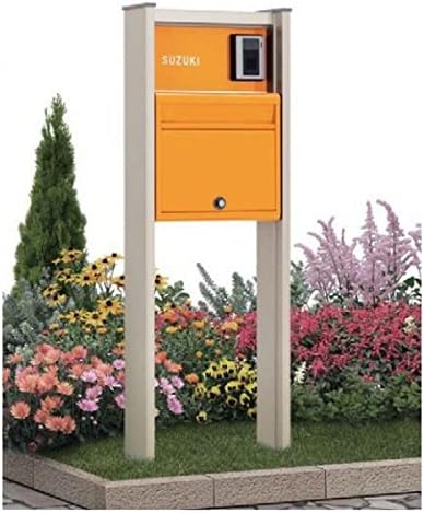 Ykkap ポスティモa H12 照明付き ネームプレート付タイプ Nmb A 表札はネームシールとなります 機能門柱 機能ポール インターホン 加工をお選び下さい