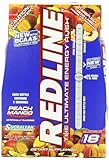 VPX RedLine RTD Peach Mango, 8oz  Bottles (Pack of 24)