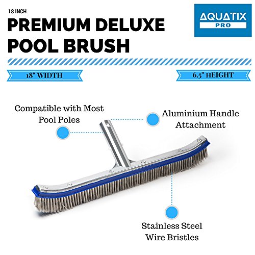 Aquatix Pro Pool Brush Head, 18