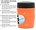 Simple Modern Rover - 16oz Rover Food Jar - Vacuum Insulated Thermos 18/8 Stainless Steel Leak Proof Hydro Food Storage Container Flask - Autumn