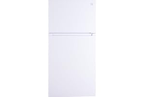 Kenmore 33 in. 20.5 cu. ft. Capacity Refrigerator/Freezer with Full-Width Adjustable Glass Shelving, Humidity Control Crispers, ENERGY STAR Certified, White