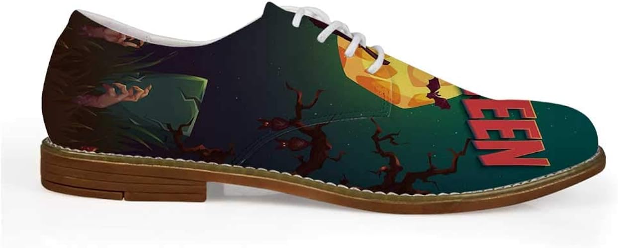 Amazon Com Halloween Stylish Leather Shoes Happy Halloween