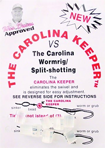 Amazon.com : Carolina Keeper CKCC Fishing Tackle, 8-Pack, Clear Finish :  Sports & Outdoors