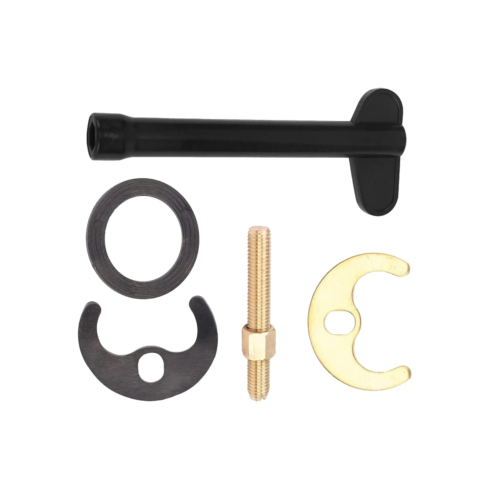 Wjelet 5 Pcs Faucet Fixing Tool Basin Washer Sink Monobloc Tap Fixing Kit Kitchen Bracket Mounting Kit Double Hole Faucet Fixing Fitting Kit