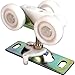 Prime-Line N 6848 1 In. Flat Nylon Wheel Bi-Fold Door Roller (2 Pack)