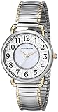 Anne Klein Women's 10/9111MPTT Easy-to-Read Silver-Tone Expansion Bracelet Watch