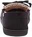 isotoner Men's Microsuede Moccasin with Sherpa Lining