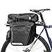 WOTOW Bike Pannier Trunk Bag, 36L Roomy Bicycle Storage Panniers 3 in 1 Multi Function Rear Seat Carrying Pack w/Bottle Holder Rear Light Clip for Commuter Cycling Hiking Travelling Campingthumb 3