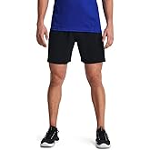 Under Armour Mens Woven 7-Inch Shorts, (001) Black / / Pitch Gray, X-Small
